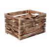Holzkiste geflammt 40 x 30 x 24 cm