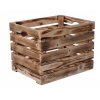 Holzkiste geflammt 40 x 30 x 30cm