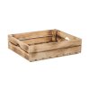 Holzkiste geflammt 50 x 39 x 12 cm (rutschfest)