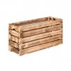 Holzkiste geflammt 60 x 22 x 30 cm