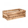 Holzkiste geflammt 60 x 30 x 20 cm