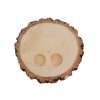 Unterlage für Trauringe mit Rinde