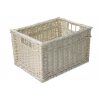 Korb-Schublade weiß 40 x 30 x 23 cm