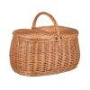 Picknickkorb aus Weide – oval