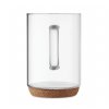 Glastasse mit Korkboden 400 ml