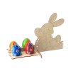 Osterständer für 4 Eier mit Hase